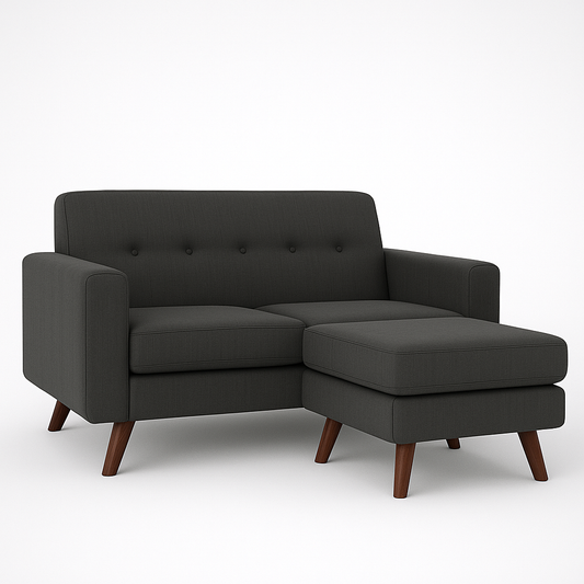 2 Seater Couch With Modular Ottomon