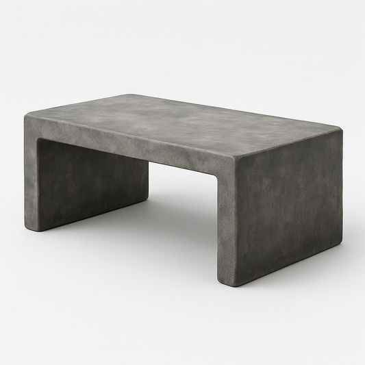 Concrete-Inspired Coffee Table