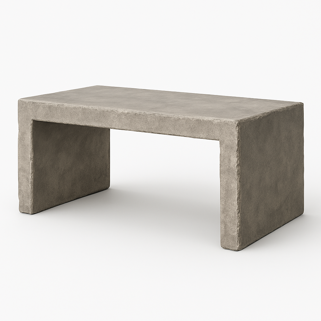 Concrete-Inspired Coffee Table