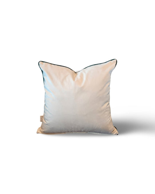 Velvet With Green Piping