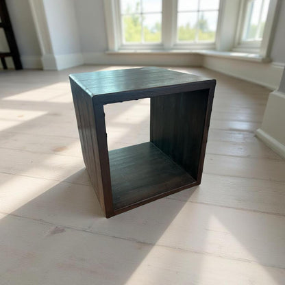 Mocha Wash Side Table